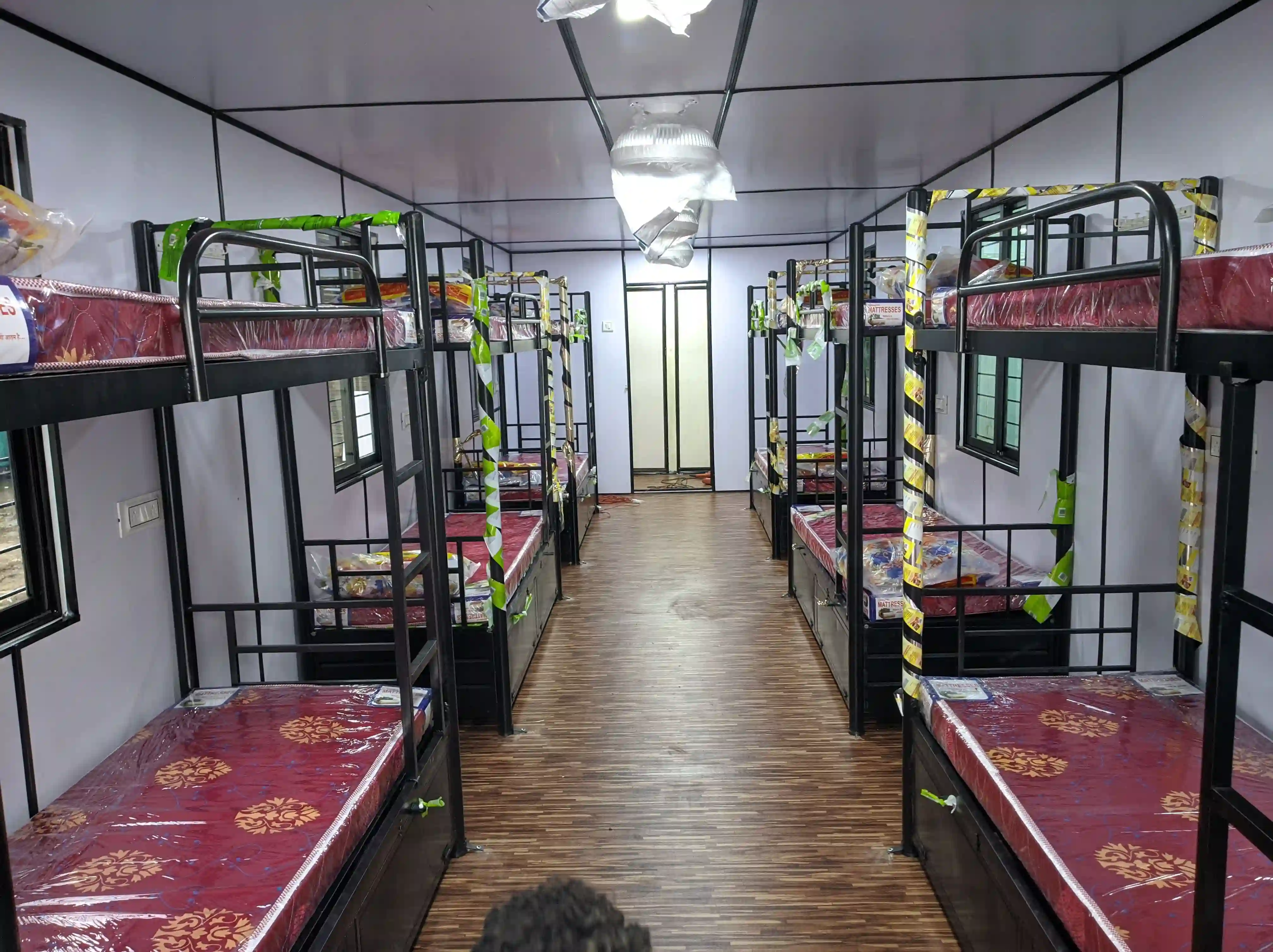 Labour Accommodation Cabin manufactured by Al Misbah Portable Cabin in Rourkela, Odisha